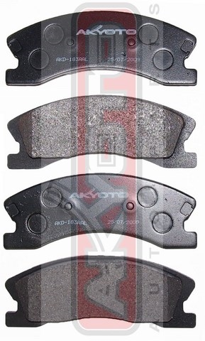 КОЛОДКИ ТОРМОЗНЫЕ ДИСКОВЫЕ ПЕРЕДНИЕ AKD-183AA