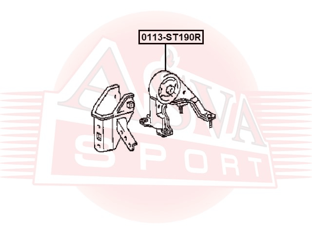 САЙЛЕНТБЛОК ПОДУШКИ ДВИГАТЕЛЯ 0113-ST190R