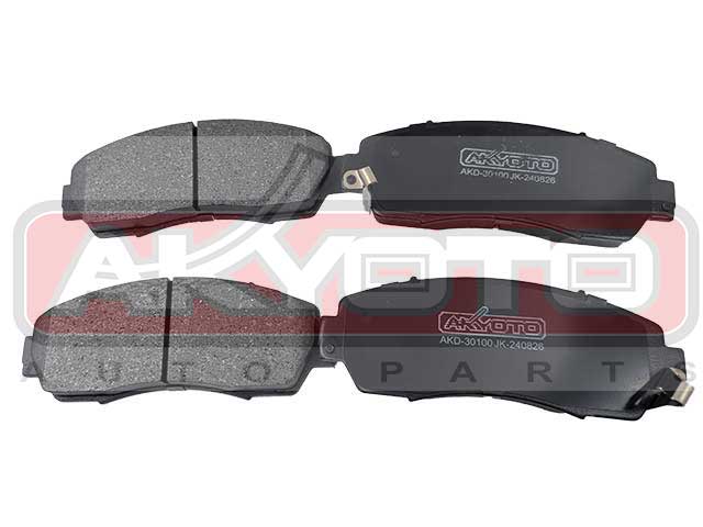 КОЛОДКИ ТОРМОЗНЫЕ ДИСКОВЫЕ ПЕРЕДНИЕ AKD-30100