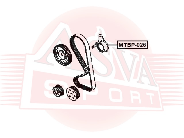 РОЛИК НАТЯЖНОЙ MTBP-026