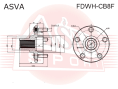 СТУПИЦА ПЕРЕДНЯЯ FDWH-CB8F