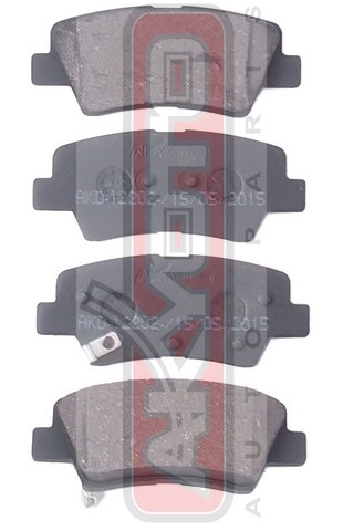 КОЛОДКИ ТОРМОЗНЫЕ ДИСКОВЫЕ ЗАДНИЕ AKD-12202
