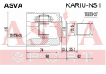 ШРУС ВНУТРЕННИЙ ЗАДНИЙ 24x41x27 (OEM-исполнение) KARIU-NS1