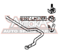 ВТУЛКА ПЕРЕДНЕГО СТАБИЛИЗАТОРА D31 0107-LH176F