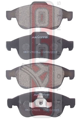 КОЛОДКИ ТОРМОЗНЫЕ ДИСКОВЫЕ ПЕРЕДНИЕ AKD-24101