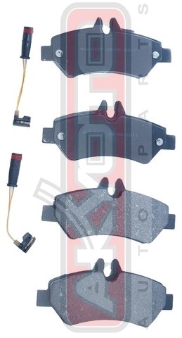 КОЛОДКИ ТОРМОЗНЫЕ ДИСКОВЫЕ ЗАДНИЕ С ДАТЧИКОМ AKD-0697