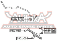 ВТУЛКА ПЕРЕДНЕГО СТАБИЛИЗАТОРА D26.5 0307-CF4F