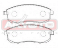 КОЛОДКИ ТОРМОЗНЫЕ ДИСКОВЫЕ ПЕРЕДНИЕ AKD-2162