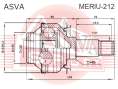 ШРУС ВНУТРЕННИЙ ЗАДНИЙ 30X45X27 MERIU-212
