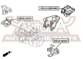 ПОДУШКА ДВИГАТЕЛЯ ЗАДНЯЯ 4WD 0312-GDR4WD