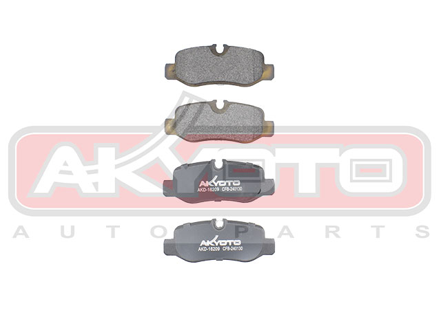 КОЛОДКИ ТОРМОЗНЫЕ ДИСКОВЫЕ ЗАДНИЕ AKD-16209