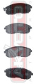 КОЛОДКИ ТОРМОЗНЫЕ ДИСКОВЫЕ ПЕРЕДНИЕ AKD-2201
