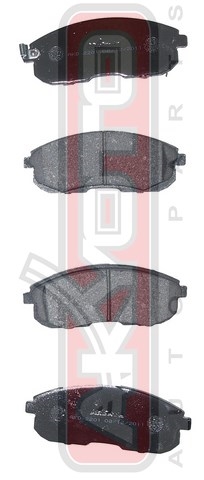 КОЛОДКИ ТОРМОЗНЫЕ ДИСКОВЫЕ ПЕРЕДНИЕ AKD-2201