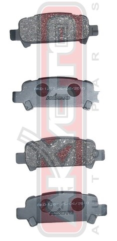 КОЛОДКИ ТОРМОЗНЫЕ ДИСКОВЫЕ ЗАДНИЕ AKD-1282