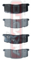 КОЛОДКИ ТОРМОЗНЫЕ ДИСКОВЫЕ ЗАДНИЕ AKD-1274