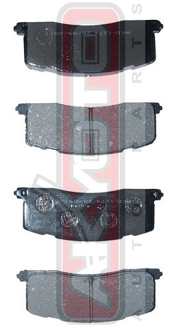 КОЛОДКИ ТОРМОЗНЫЕ ДИСКОВЫЕ ЗАДНИЕ AKD-1274