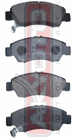 КОЛОДКИ ТОРМОЗНЫЕ ДИСКОВЫЕ ПЕРЕДНИЕ AKD-1159