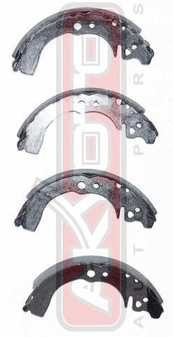 КОЛОДКИ ТОРМОЗНЫЕ БАРАБАННЫЕ ЗАДНИЕ AKS-0034