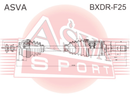 ПРИВОД ПРАВЫЙ 27X882X37 BXDR-F25