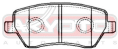 КОЛОДКИ ТОРМОЗНЫЕ ДИСКОВЫЕ ПЕРЕДНИЕ AKD-2800