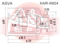 ШРУС ВНУТРЕННИЙ ПРАВЫЙ 35Х42Х28 KAIR-XM24