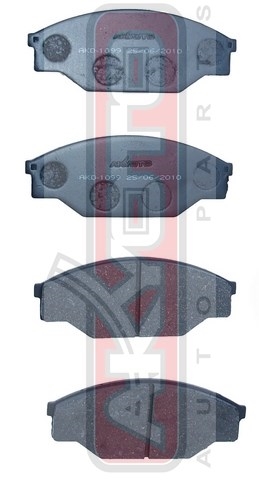 КОЛОДКИ ТОРМОЗНЫЕ ДИСКОВЫЕ ПЕРЕДНИЕ AKD-1099