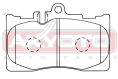 КОЛОДКИ ТОРМОЗНЫЕ ДИСКОВЫЕ ПЕРЕДНИЕ AKD-1455
