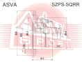 ШРУС КАРДАНА ЗАДНЕГО ЗАДНИЙ 35x129 SZPS-SQRR