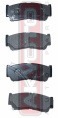 КОЛОДКИ ТОРМОЗНЫЕ ДИСКОВЫЕ ЗАДНИЕ AKD-0797