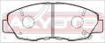 КОЛОДКИ ТОРМОЗНЫЕ ДИСКОВЫЕ ПЕРЕДНИЕ AKD-8484