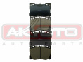 КОЛОДКИ ТОРМОЗНЫЕ ДИСКОВЫЕ ПЕРЕДНИЕ AKD-14106