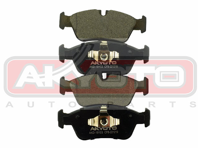 КОЛОДКИ ТОРМОЗНЫЕ ДИСКОВЫЕ ПЕРЕДНИЕ AKD-19103
