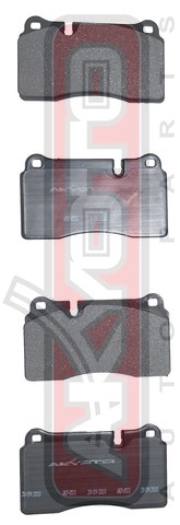 КОЛОДКИ ТОРМОЗНЫЕ ДИСКОВЫЕ ЗАДНИЕ AKD-0531
