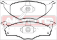 КОЛОДКИ ТОРМОЗНЫЕ ДИСКОВЫЕ ПЕРЕДНИЕ AKD-1057