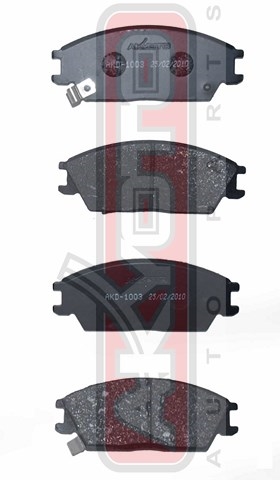КОЛОДКИ ТОРМОЗНЫЕ ДИСКОВЫЕ ПЕРЕДНИЕ AKD-1003