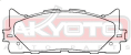 КОЛОДКИ ТОРМОЗНЫЕ ДИСКОВЫЕ ПЕРЕДНИЕ AKD-562H