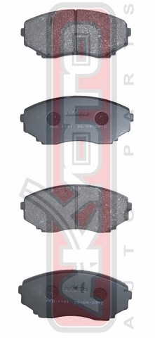 КОЛОДКИ ТОРМОЗНЫЕ ДИСКОВЫЕ ПЕРЕДНИЕ AKD-1191