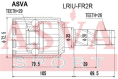 ШРУС ВНУТРЕННИЙ ЗАДНИЙ 29x35x26 LRIU-FR2R