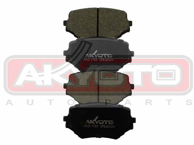 КОЛОДКИ ТОРМОЗНЫЕ ДИСКОВЫЕ ПЕРЕДНИЕ AKD-1153