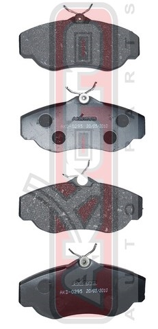 КОЛОДКИ ТОРМОЗНЫЕ ДИСКОВЫЕ ПЕРЕДНИЕ AKD-0295