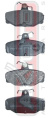 КОЛОДКИ ТОРМОЗНЫЕ ДИСКОВЫЕ ЗАДНИЕ AKD-1200