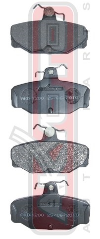 КОЛОДКИ ТОРМОЗНЫЕ ДИСКОВЫЕ ЗАДНИЕ AKD-1200