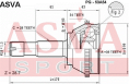 ШРУС НАРУЖНЫЙ 39x63x28 PG-53A54