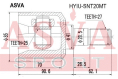ШРУС ВНУТРЕННИЙ 25x41x27 HYIU-SNT20MT