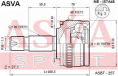 ШРУС НАРУЖНЫЙ 35x65x30 ME-ISTA48