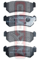 КОЛОДКИ ТОРМОЗНЫЕ ДИСКОВЫЕ ЗАДНИЕ AKD-0376