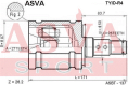 ШРУС ВНУТРЕННИЙ ЛЕВЫЙ 27x50x23 (OEM-исполнение) TYID-R4