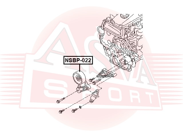 РОЛИК НАТЯЖНОЙ NSBP-022