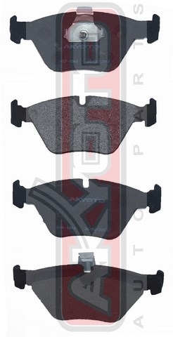 КОЛОДКИ ТОРМОЗНЫЕ ДИСКОВЫЕ ПЕРЕДНИЕ AKD-1061