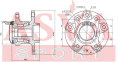 СТУПИЦА ЗАДНЯЯ ИНТЕГРИРОВАННЫЙ ABS SZWH-SX4CR